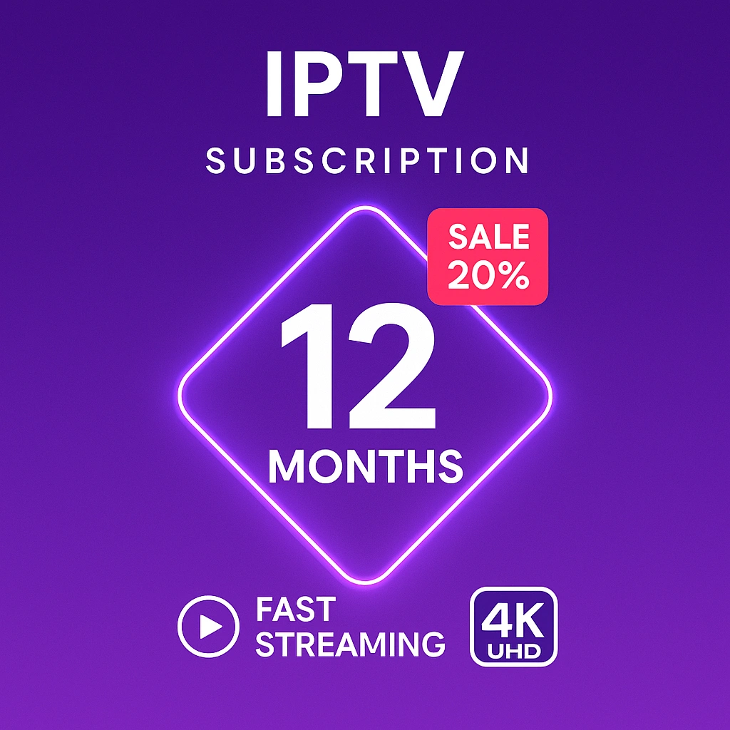 IPTVPlan_12_Months 12 Month IPTV Subscription – Premium 4K with iptvplan