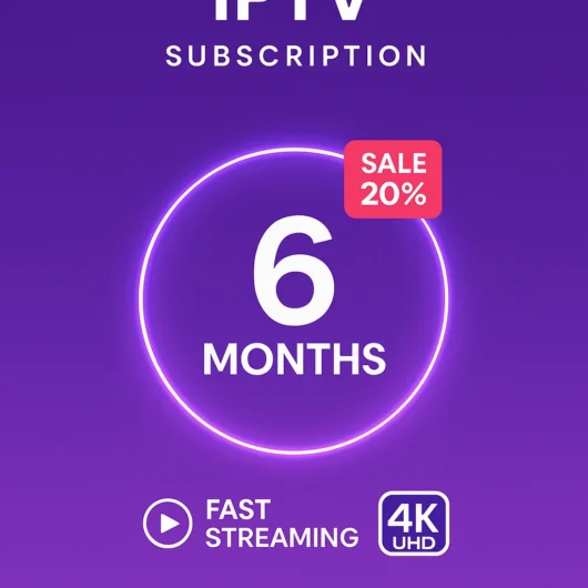 6 Month IPTV Subscription – Premium 4K with iptvplan